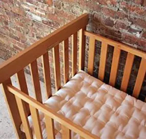 100% Natural Cotton and Wool Crib Mattress - No Chemical Flame Retardants