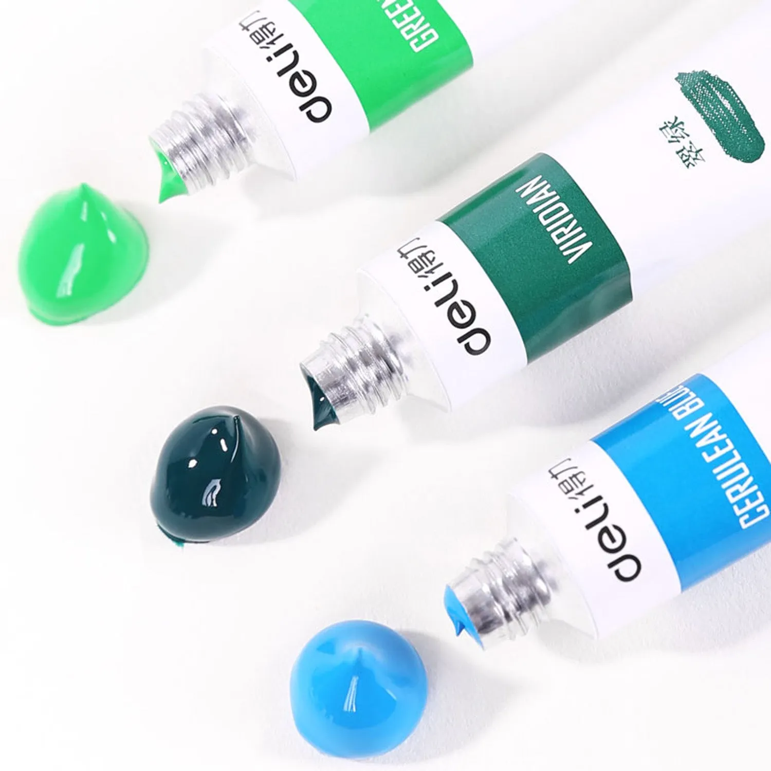 12-pcs Acrylic Color Tube Set