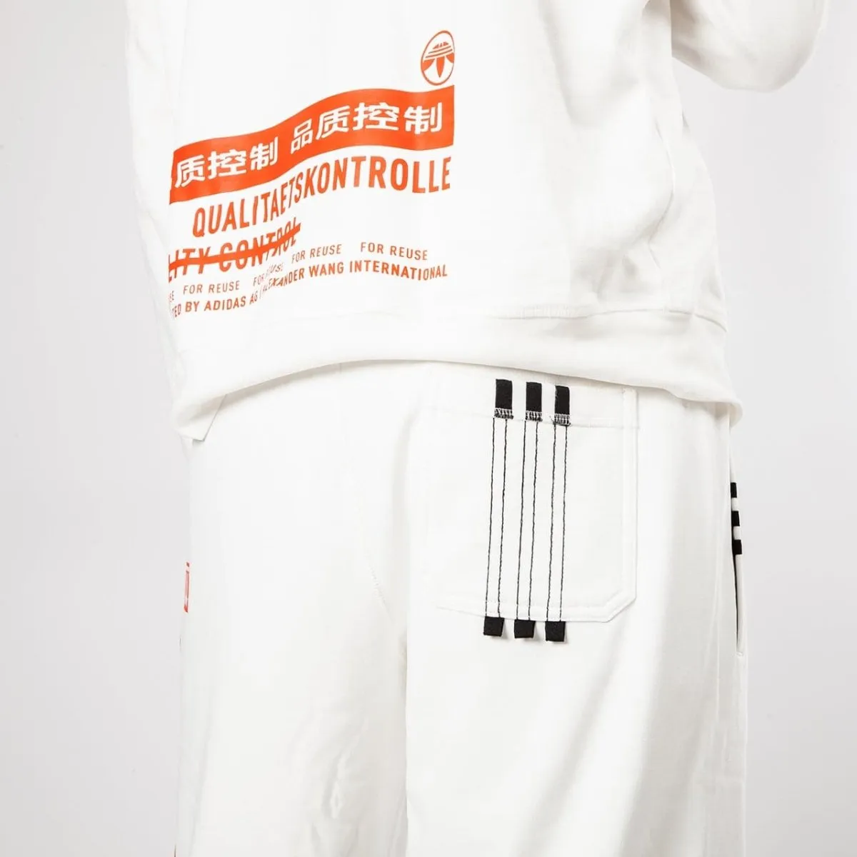 adidas by Alexander Wang AW Graphic Joggers (Weiß)