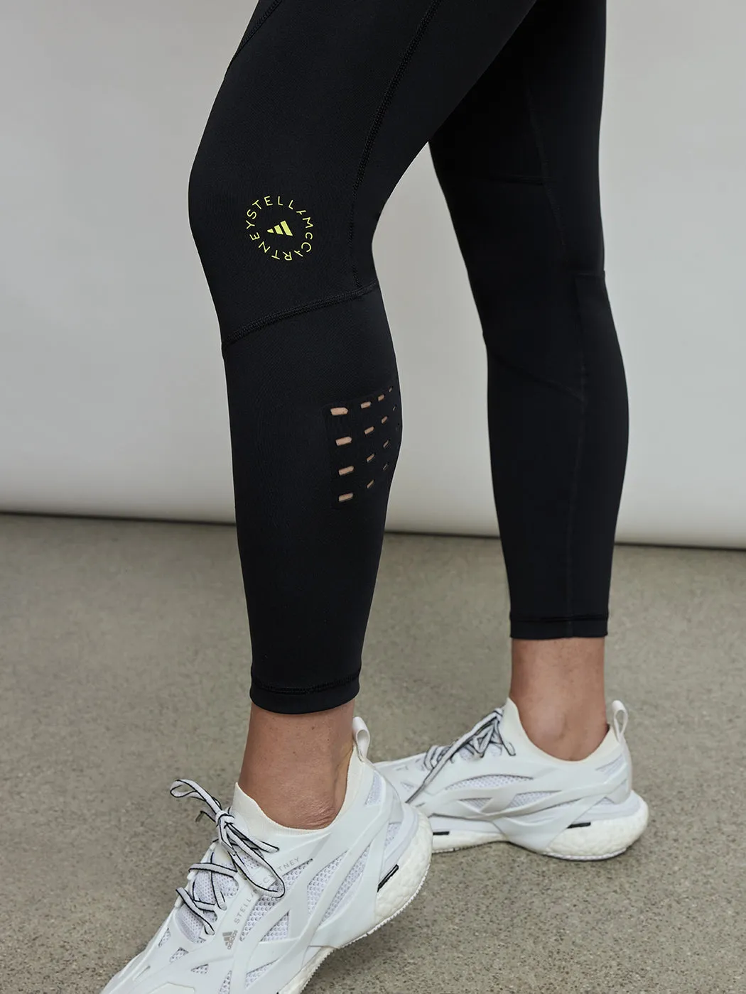Adidas By Stella Mccartney Truepurpose Training 7/8 Tight - Black/Shock Yellow