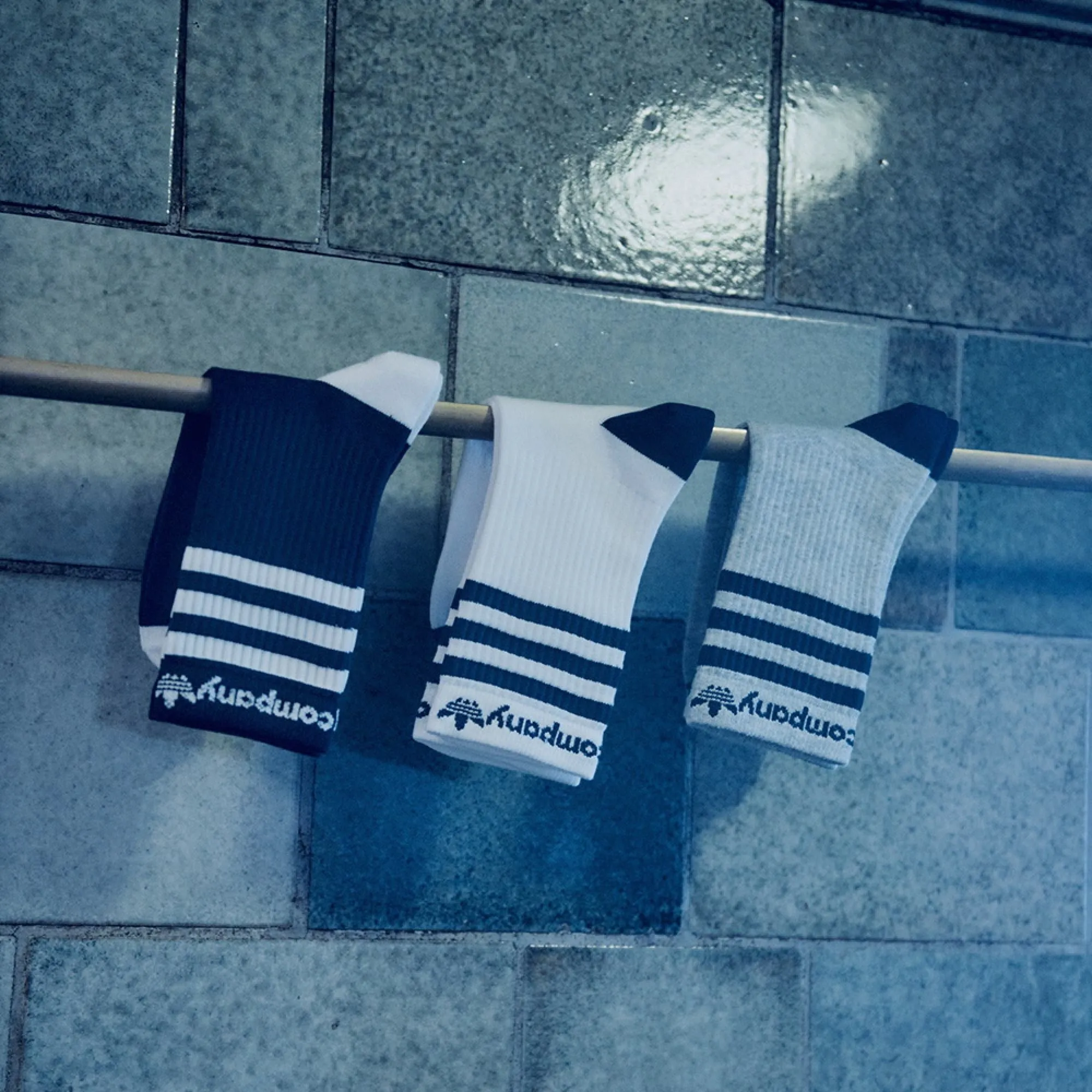 Adidas - Pop Trading Company Crew Socks IX1977 [3PAIRS]