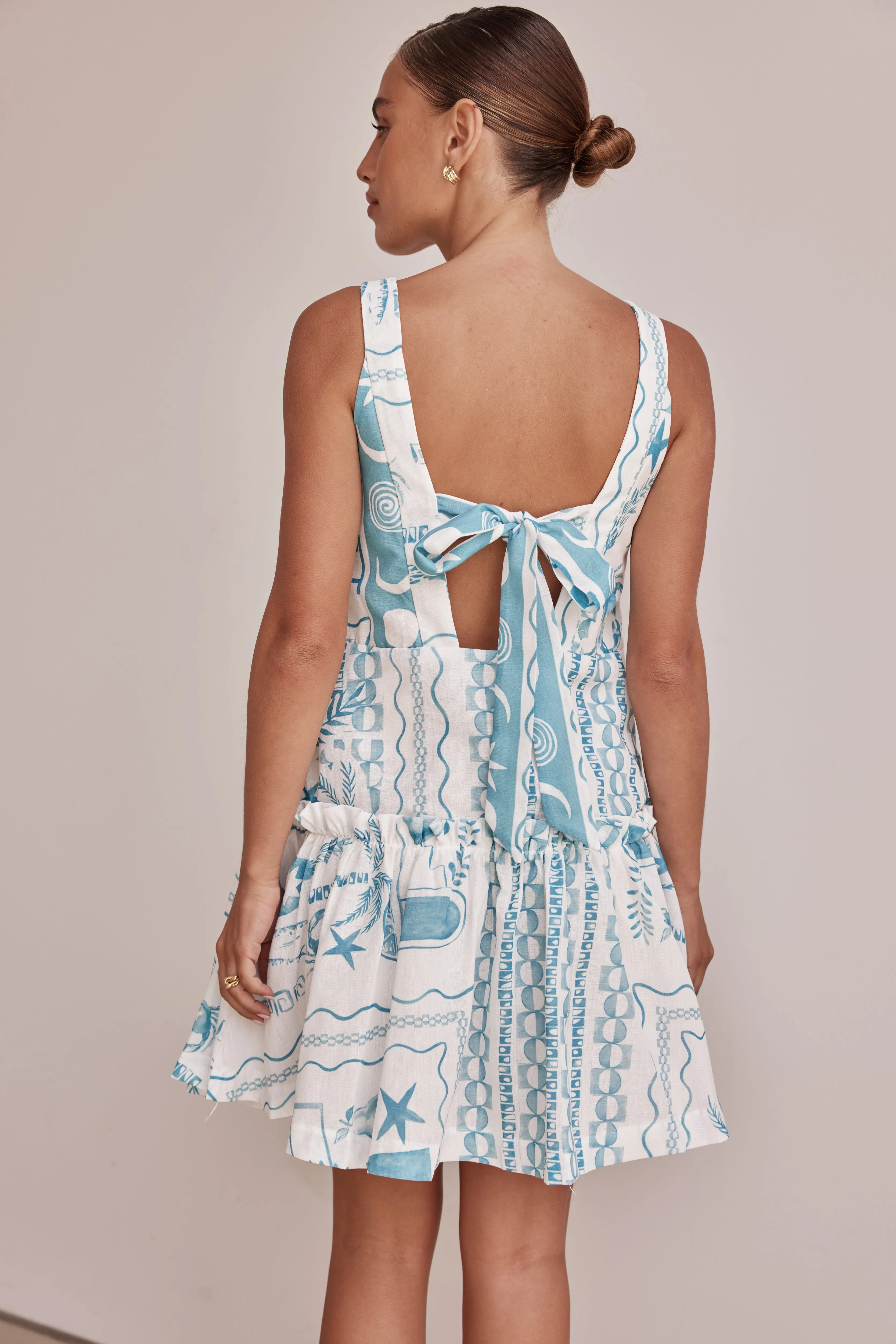 Amara Mini Dress (Blue)