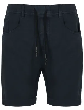 Atlas Knitted Denim Shorts in Midnight Blue - Tokyo Laundry
