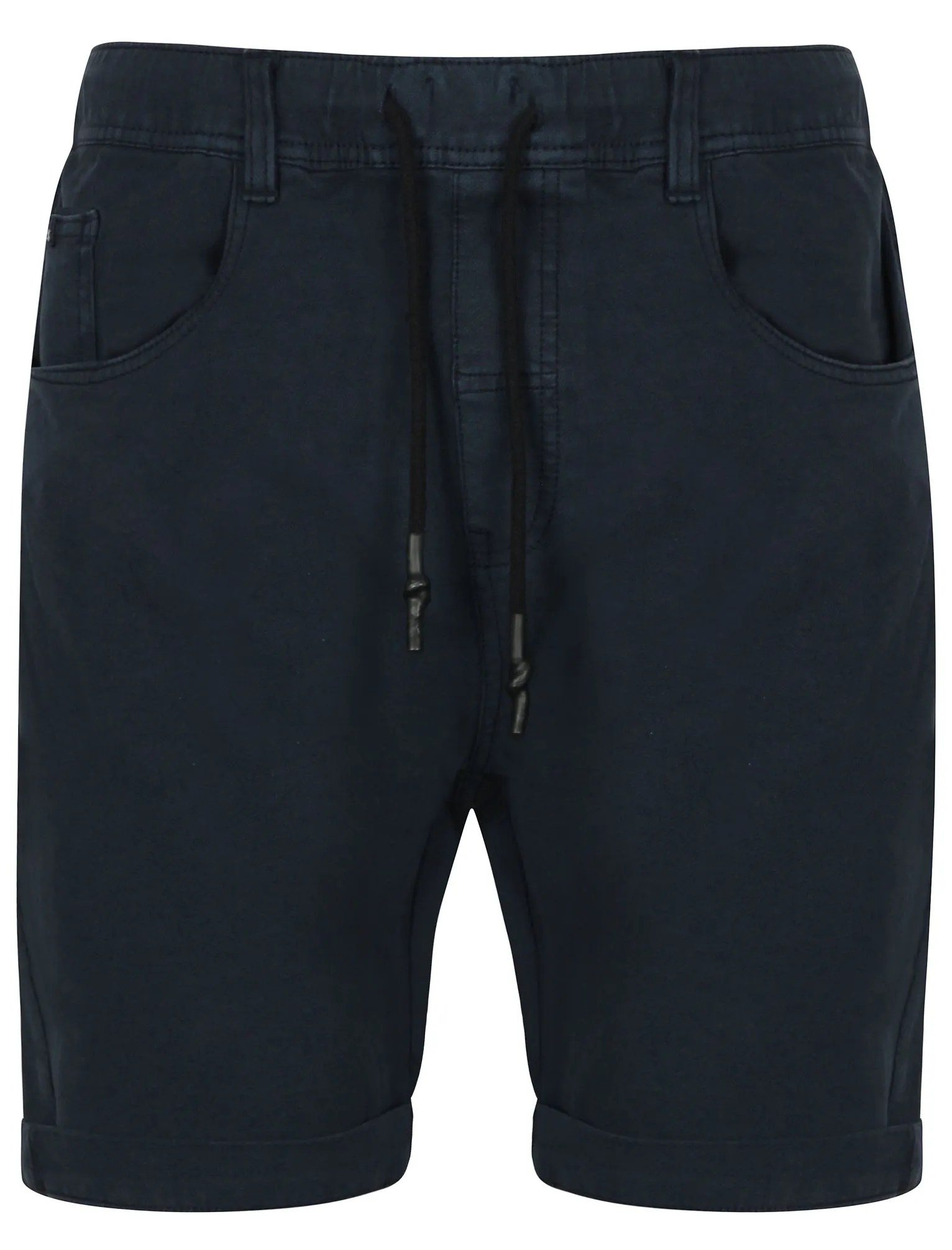Atlas Knitted Denim Shorts in Midnight Blue - Tokyo Laundry