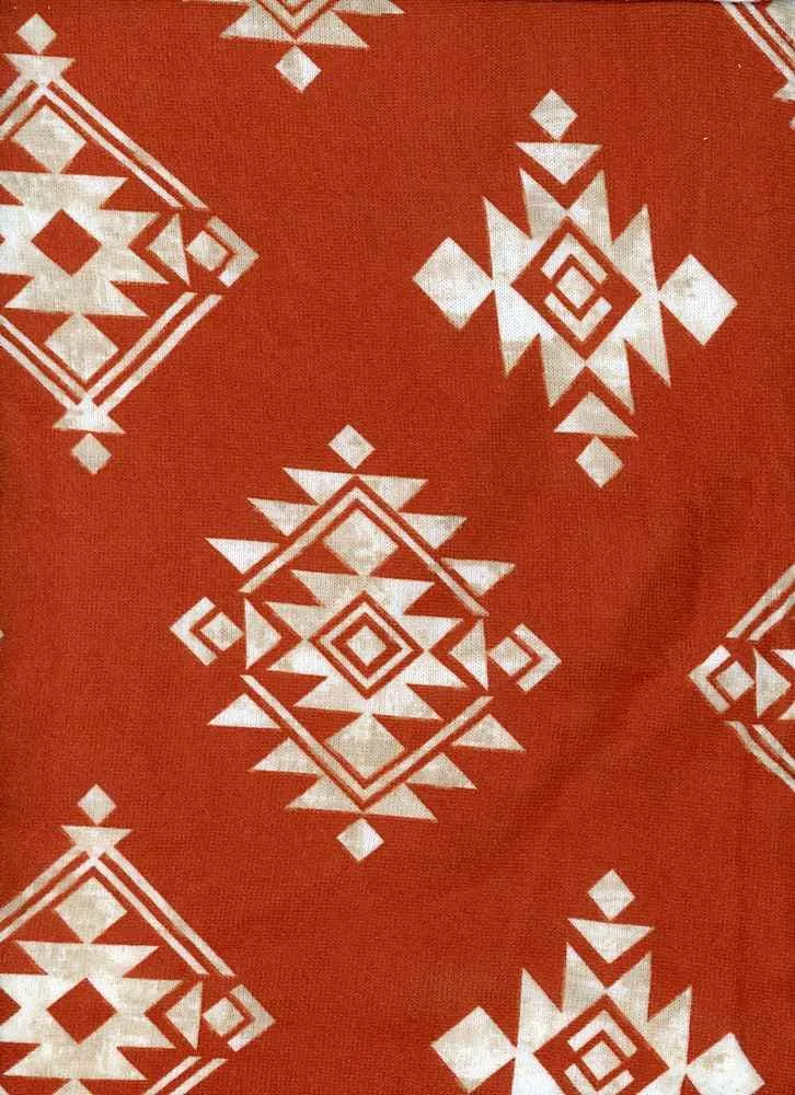 AZTEC WITH SLUB EFFECT PRINTED ON POLYESTER SPANDEX YUMMY HACCCI NFE210317B-022