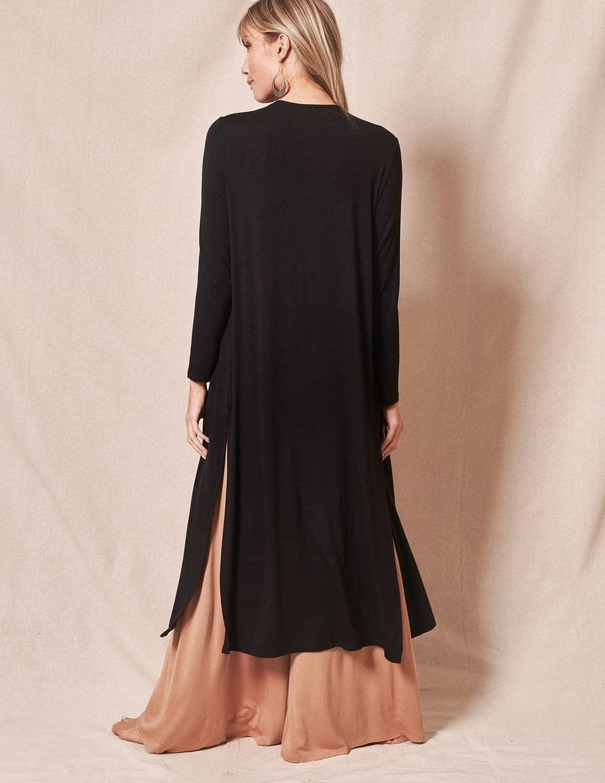 Bamboo Long Cardigan Wrap - As-Is-Clearance