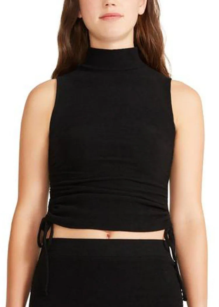 BB Dakota X Steve Madden Side Step Ruched Turtleneck