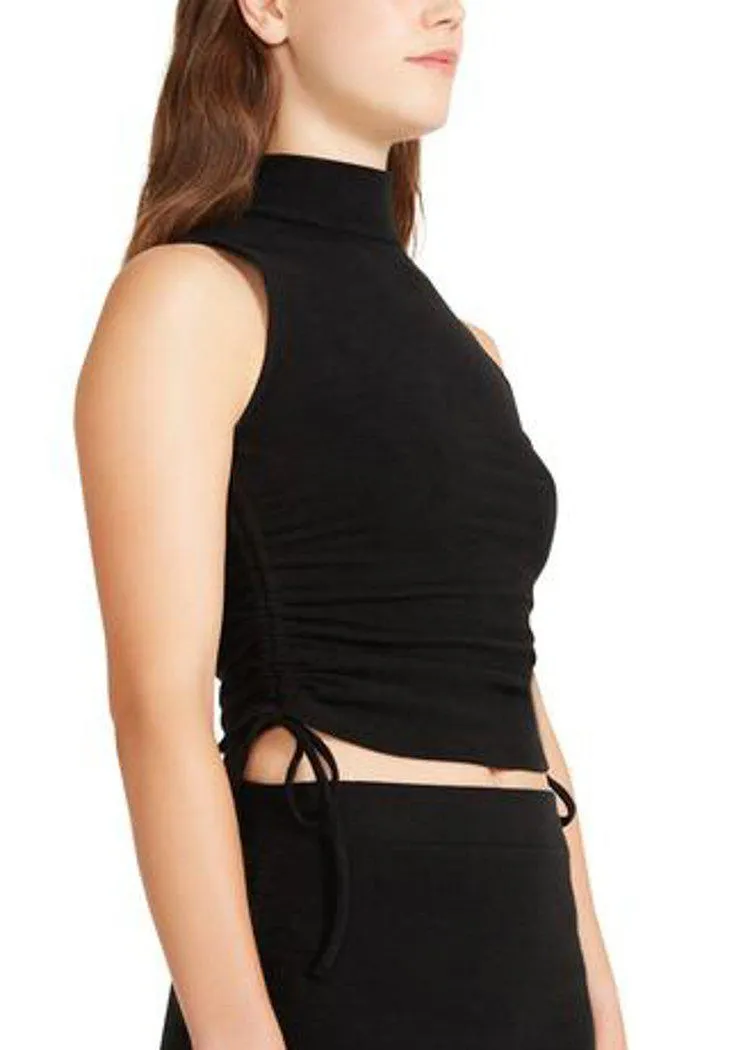 BB Dakota X Steve Madden Side Step Ruched Turtleneck