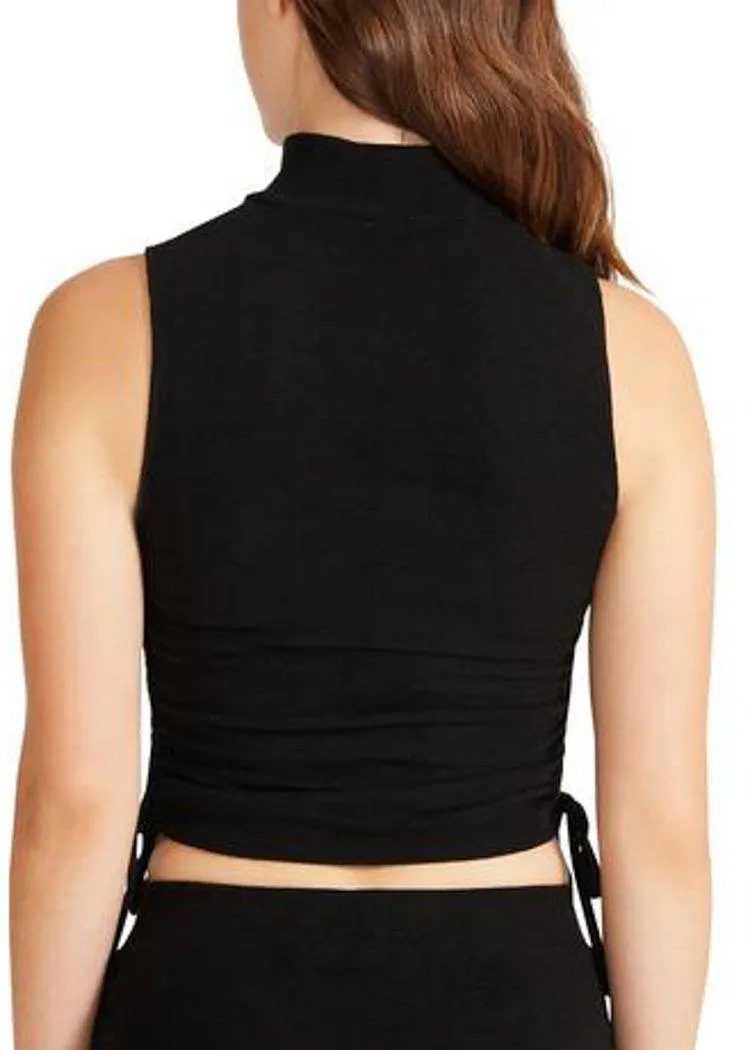BB Dakota X Steve Madden Side Step Ruched Turtleneck