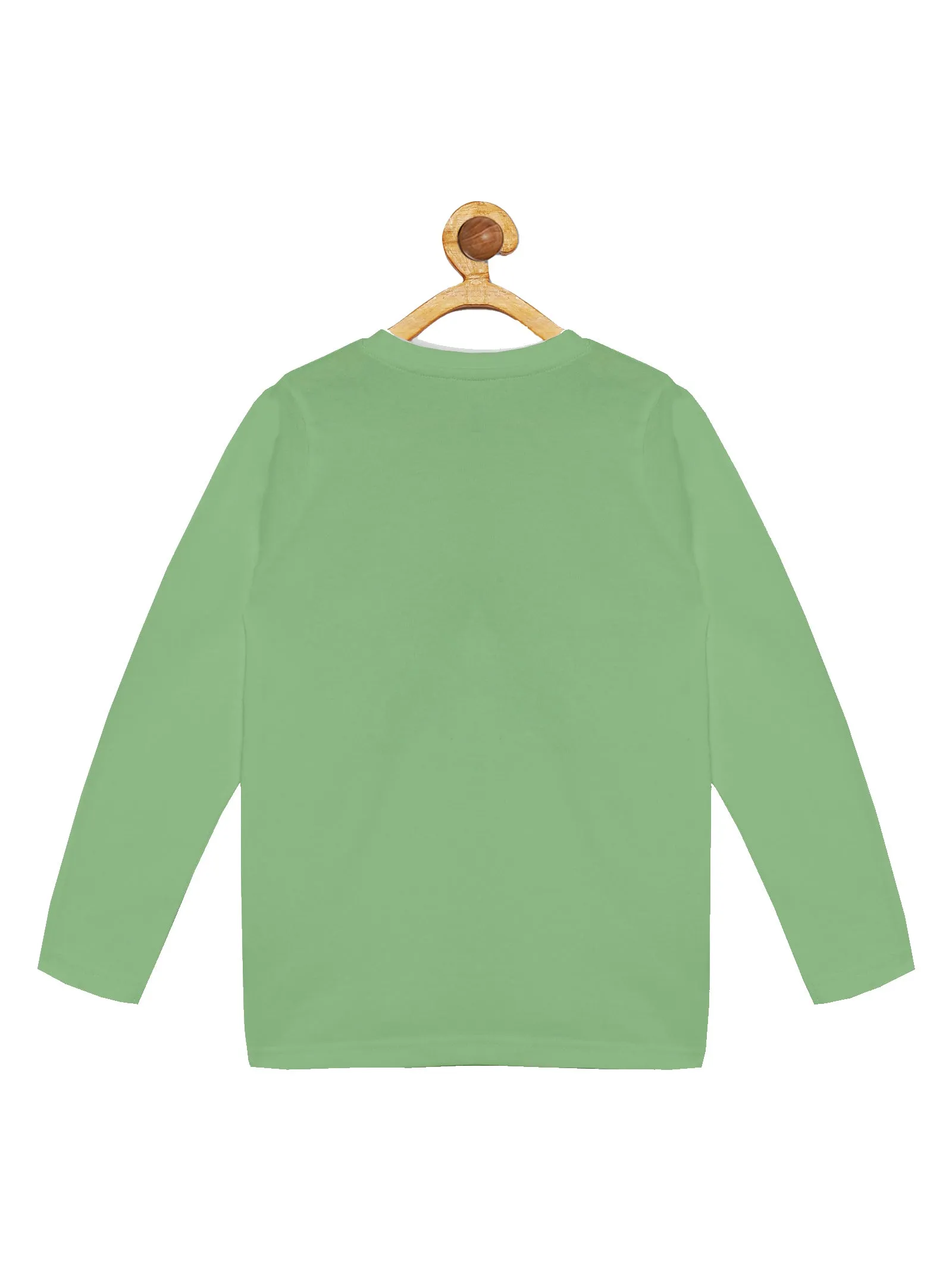 Boy's Printed Full Sleeve Round Neck Tee & Solid Track Pant Set