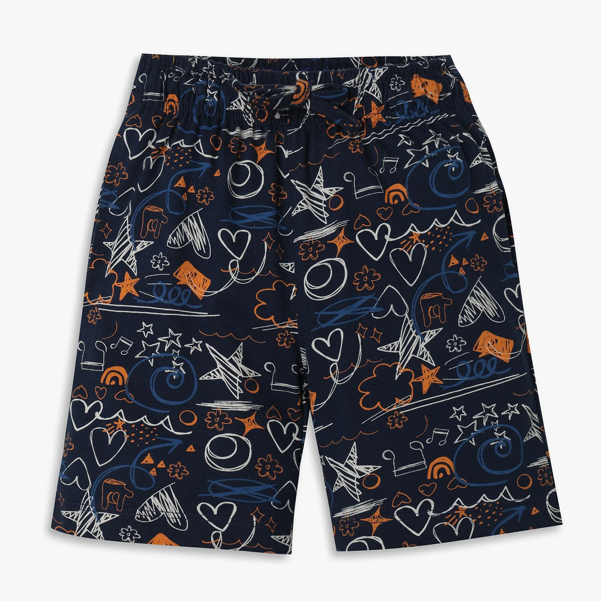 Boys Regular Fit Printed T-Shirt with Pyjama Sleepwear Set