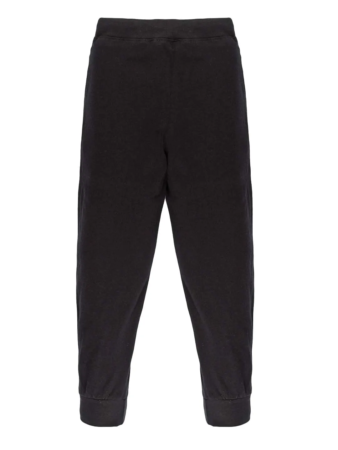 Boys Shoulder Panel Chest Print Tee & Solid Track Pant