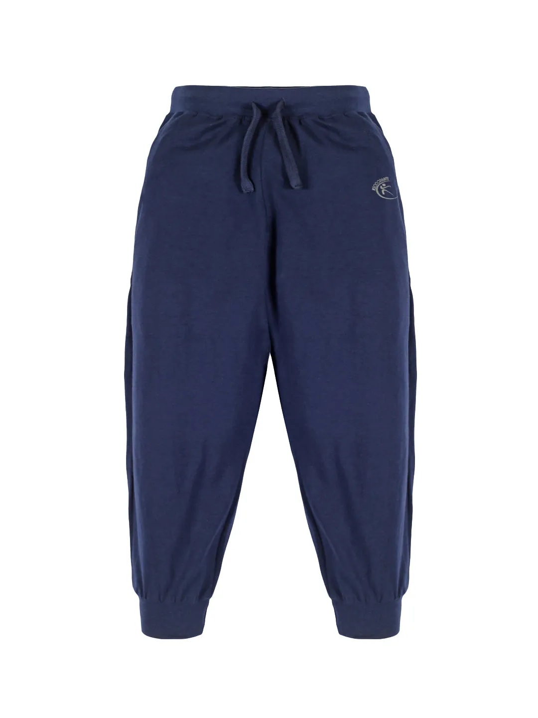 Boys Shoulder Panel Chest Print Tee & Solid Track Pant