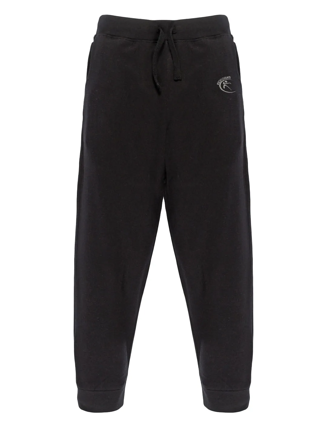 Boys Shoulder Panel Chest Print Tee & Solid Track Pant