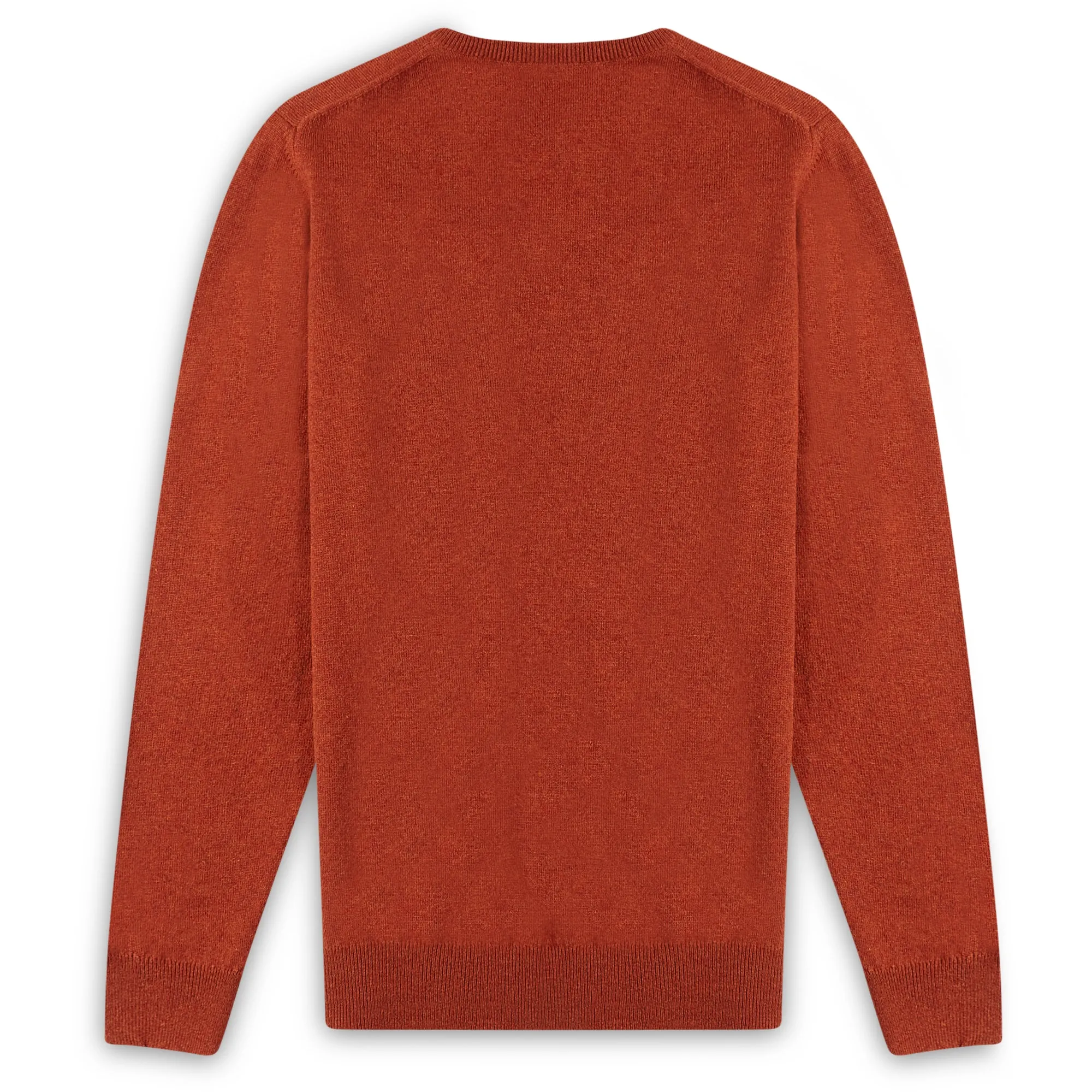 Burrows & Hare Scottish Lambs Wool Crew Neck Jumper - Tiger