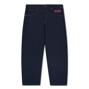 Butter Goods Ink Baggy Denim Jeans Raw Indigo