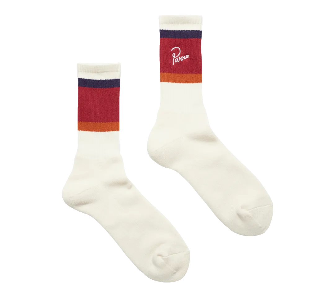 by Parra Script Logo Crew Socks