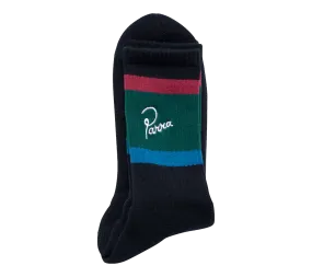 by Parra Script Logo Crew Socks
