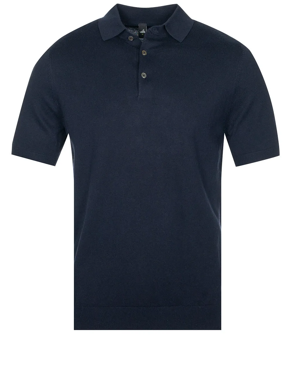 Cashmere Blend Polo Navy Blue