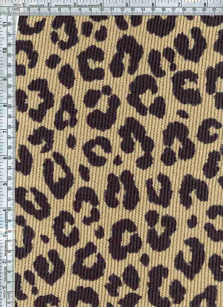 CHEETAH PRINTED ON BABY WAFFLE [NFA220127-052]