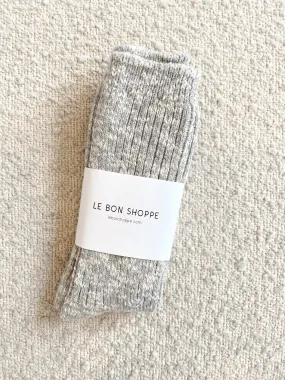 Cottage Socks - Heather Grey