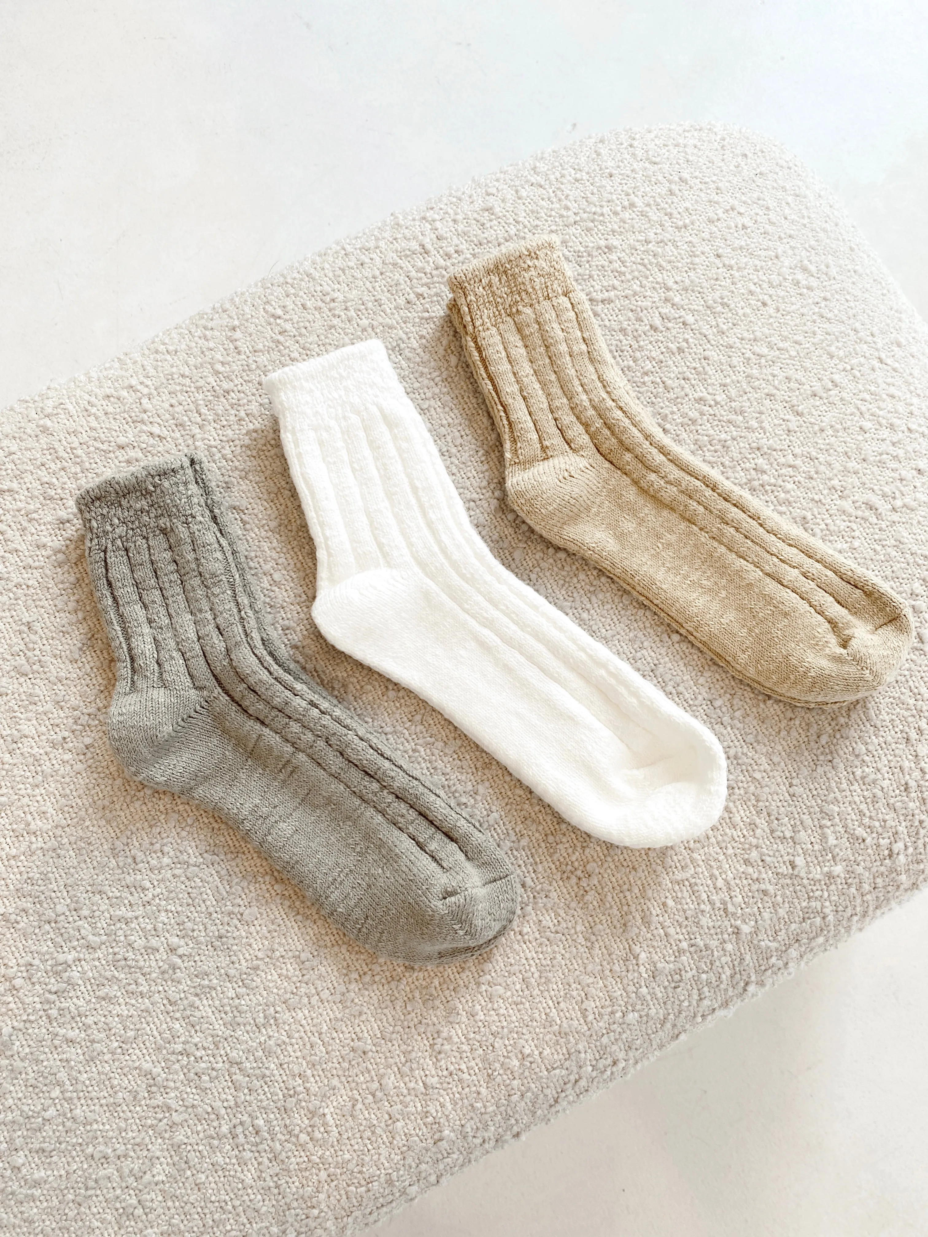 Cottage Socks - Heather Grey