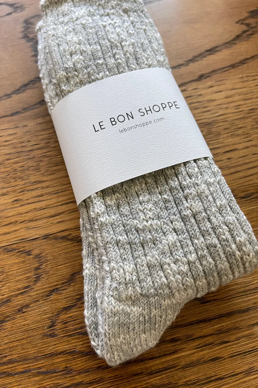Cottage Socks - Heather Grey