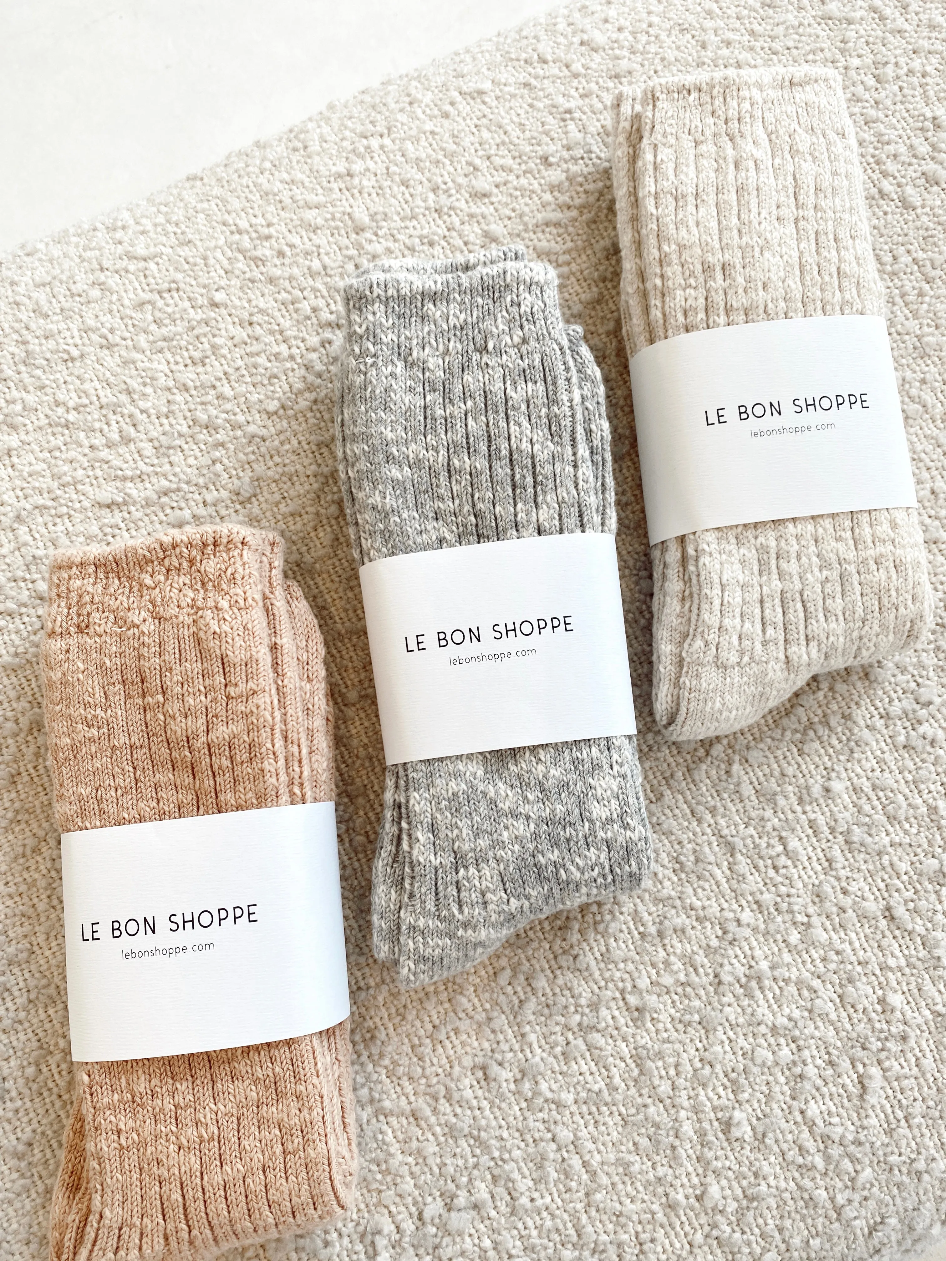 Cottage Socks - Heather Grey