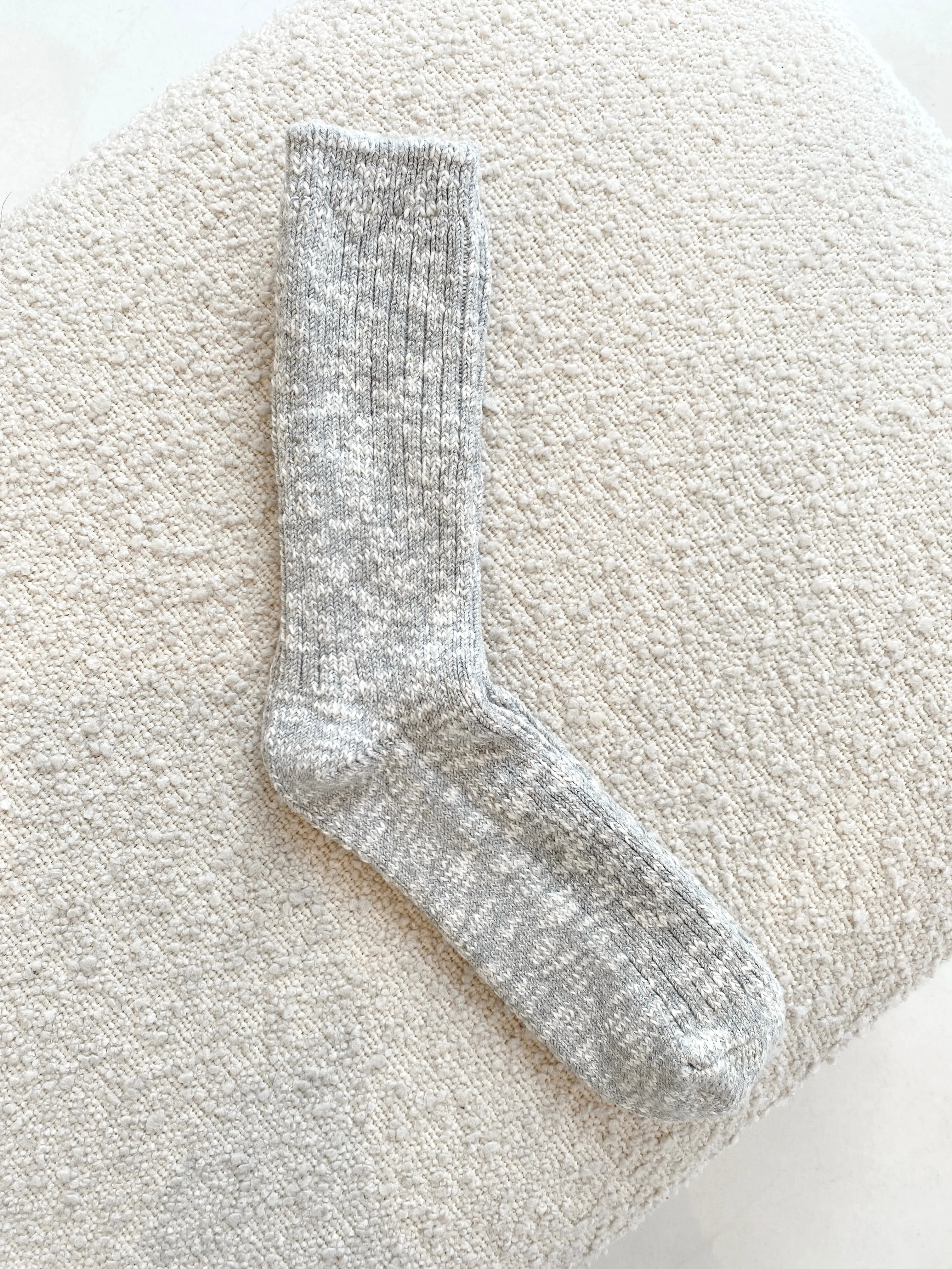 Cottage Socks - Heather Grey