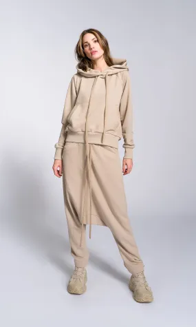Deep Drop Crotch Cotton Pants
