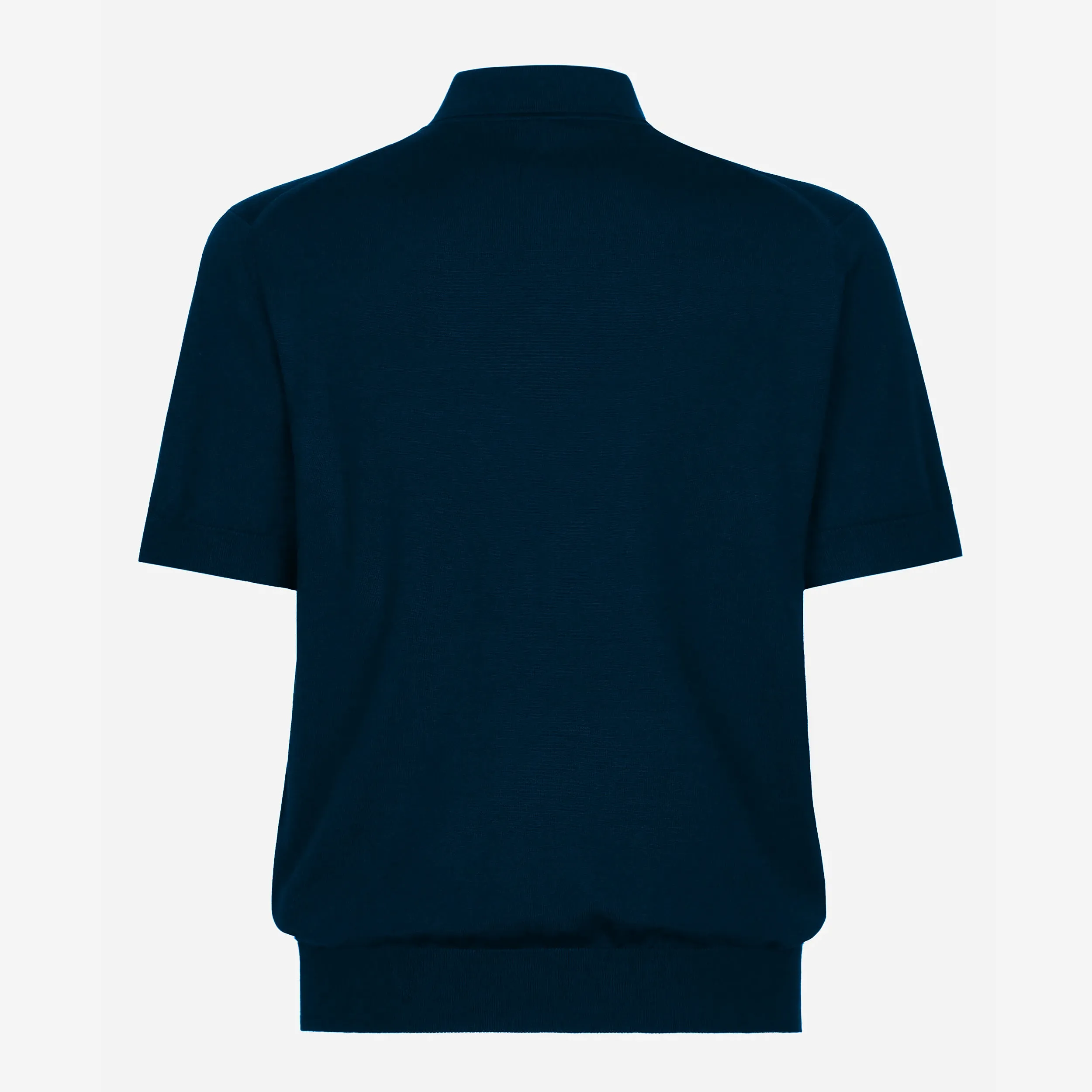 Dolce & Gabbana Branded Tag Wool Polo Shirt