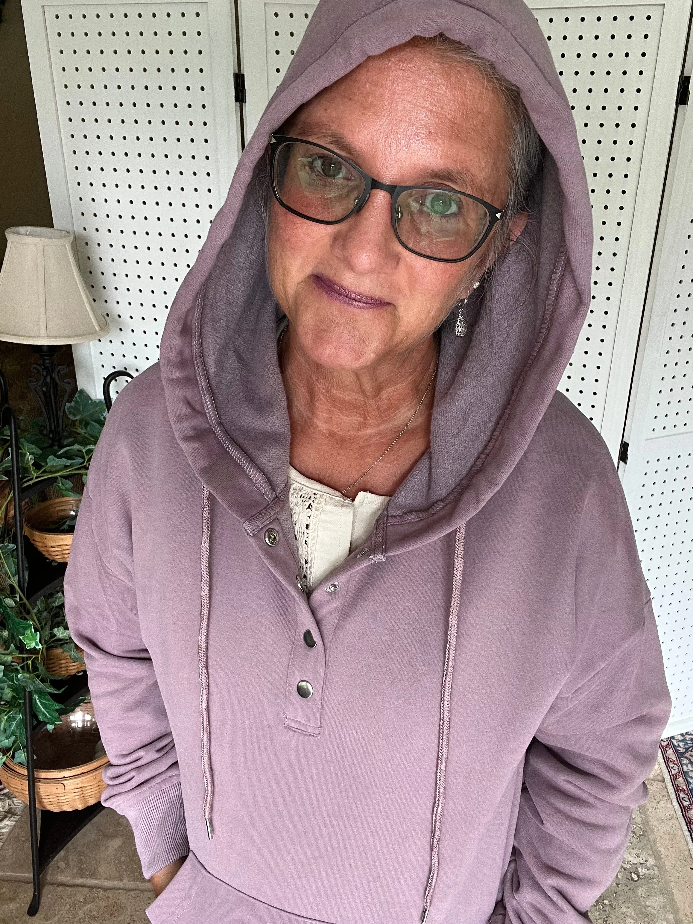 Dropped Shoulder Long Sleeve Hoodie with Pocket - 9 colors