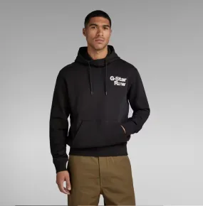 G-STAR INC - Men - Back Print Hoodie - Black