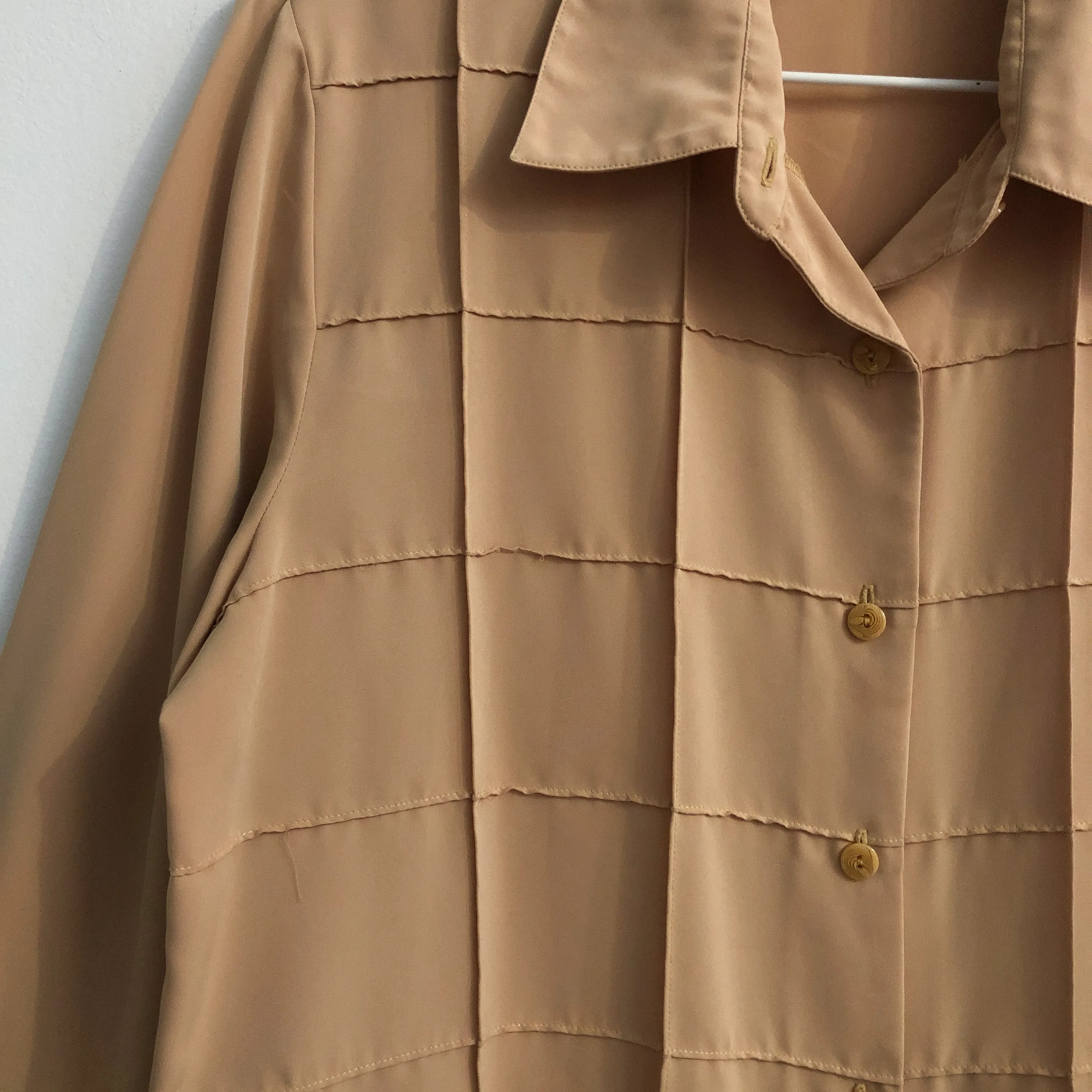 Grid Collared Blouse