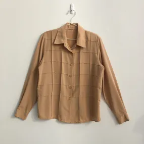 Grid Collared Blouse