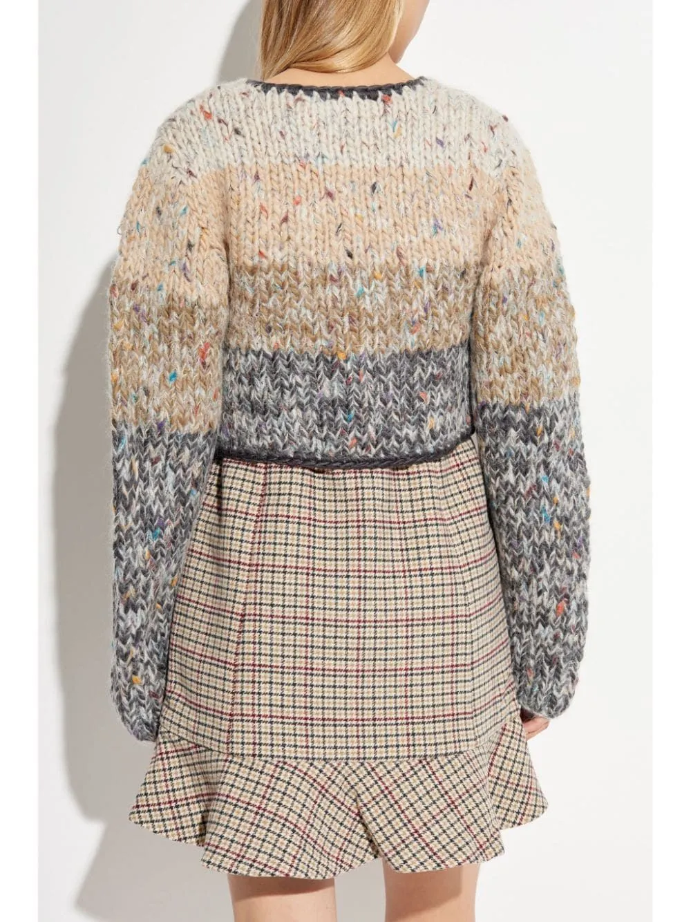 Handknit Crop Cardigan