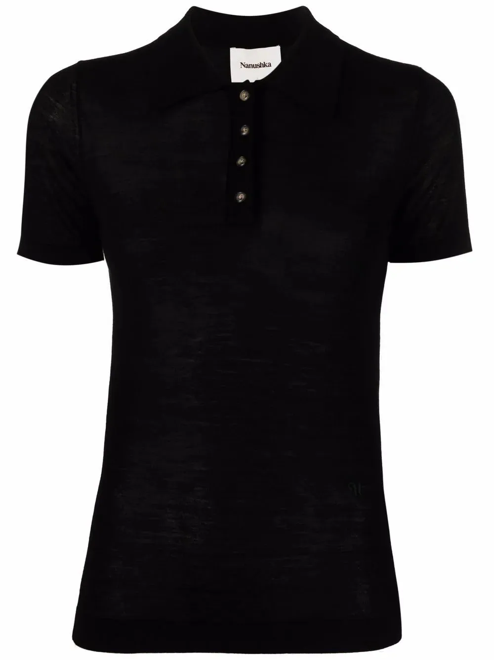 Hatti Superfine Merino Shirt in Black