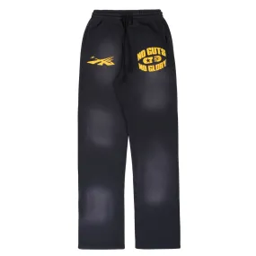 Hellstar No Guts No Glory Flared Sweatpants Washed Grey