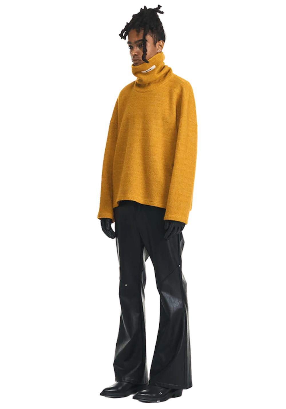 High Neck Knitted Sweater