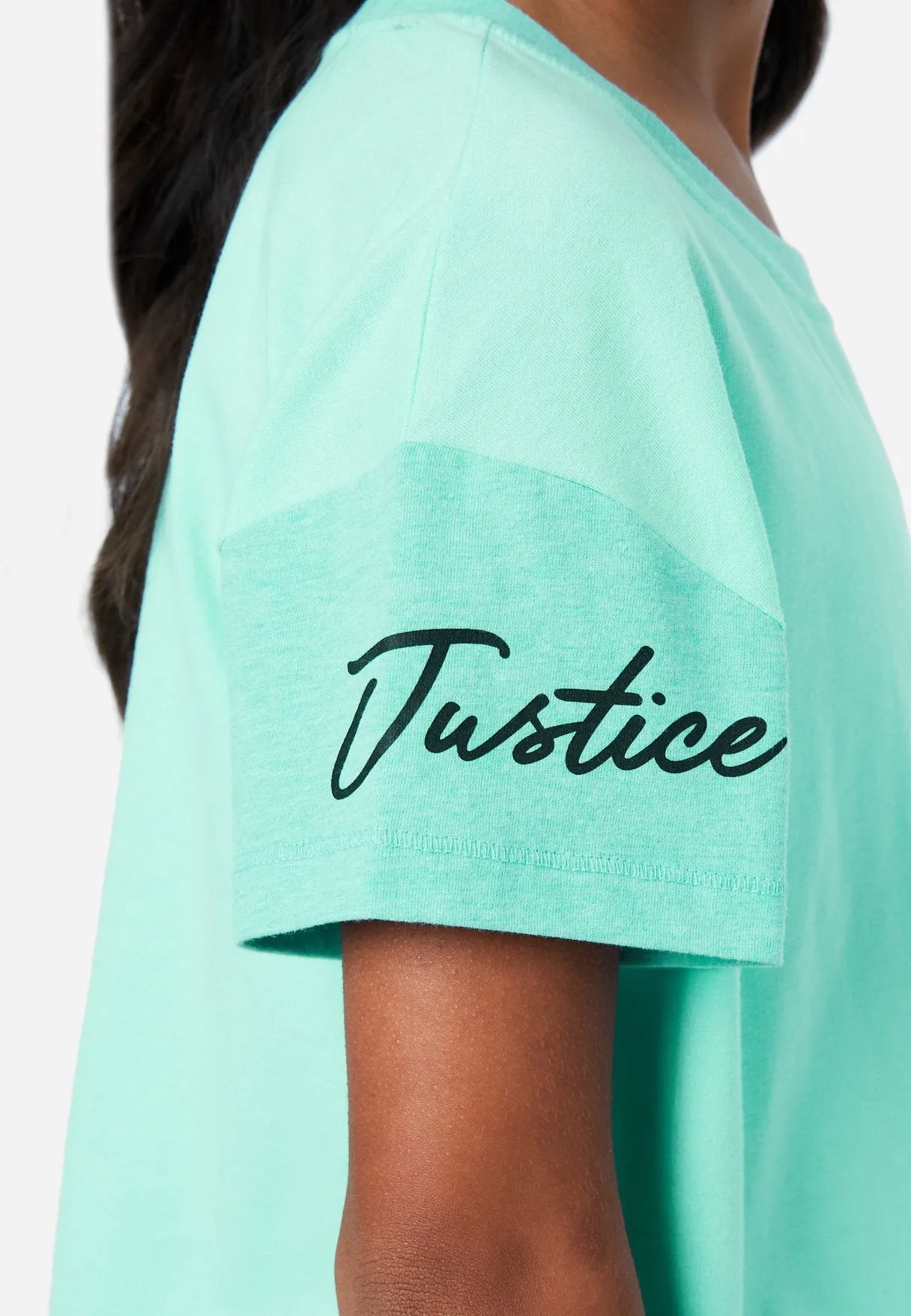 J Sport Graphic Drawstring Top