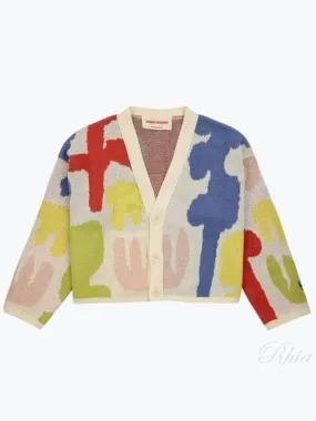 Kids Crop Cardigan Knitwear 124AC137 198