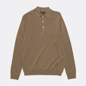 Knit Polo 12G - Mocha