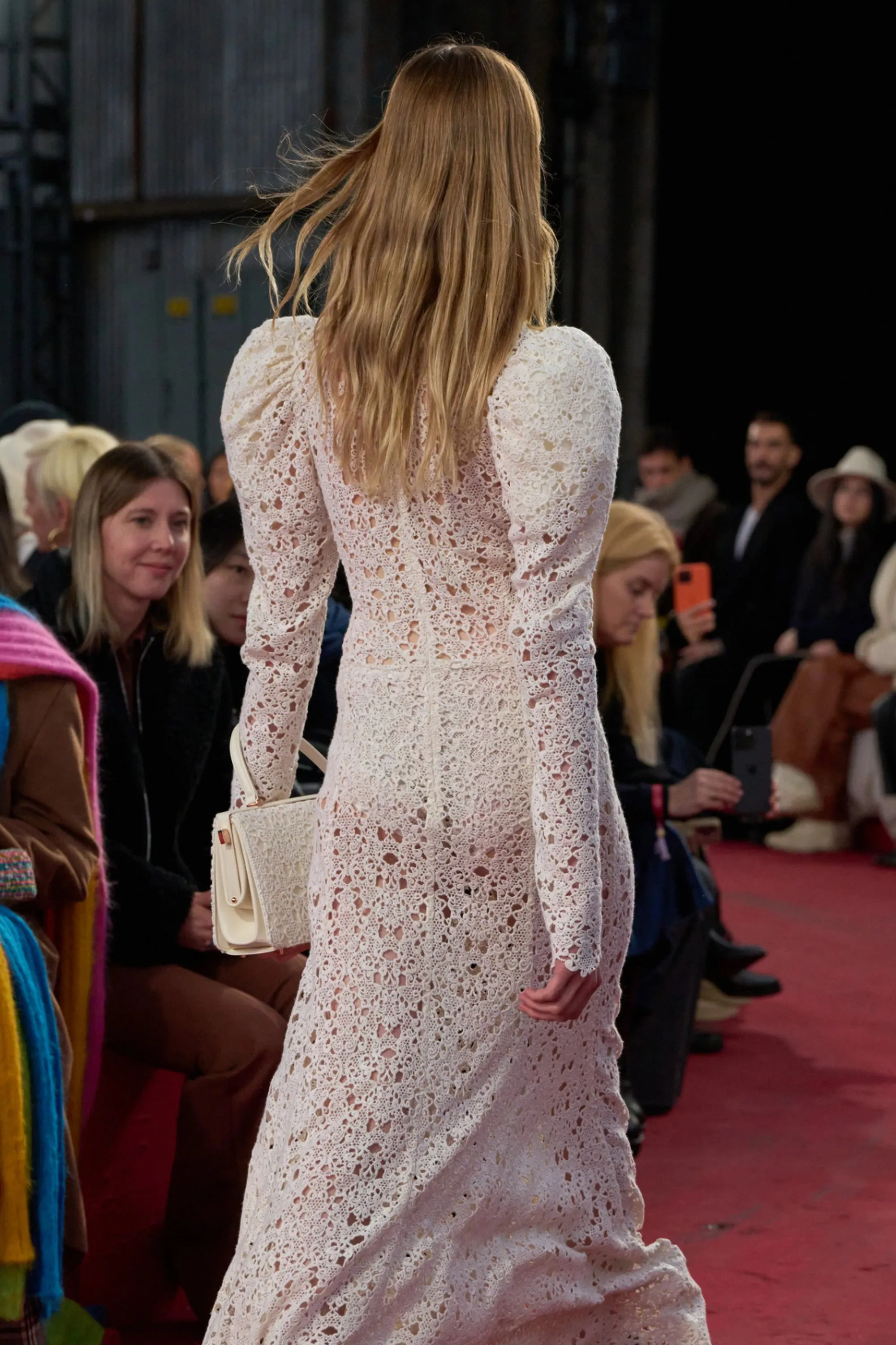 Lana Dress in Ivory Cashmere Lace
