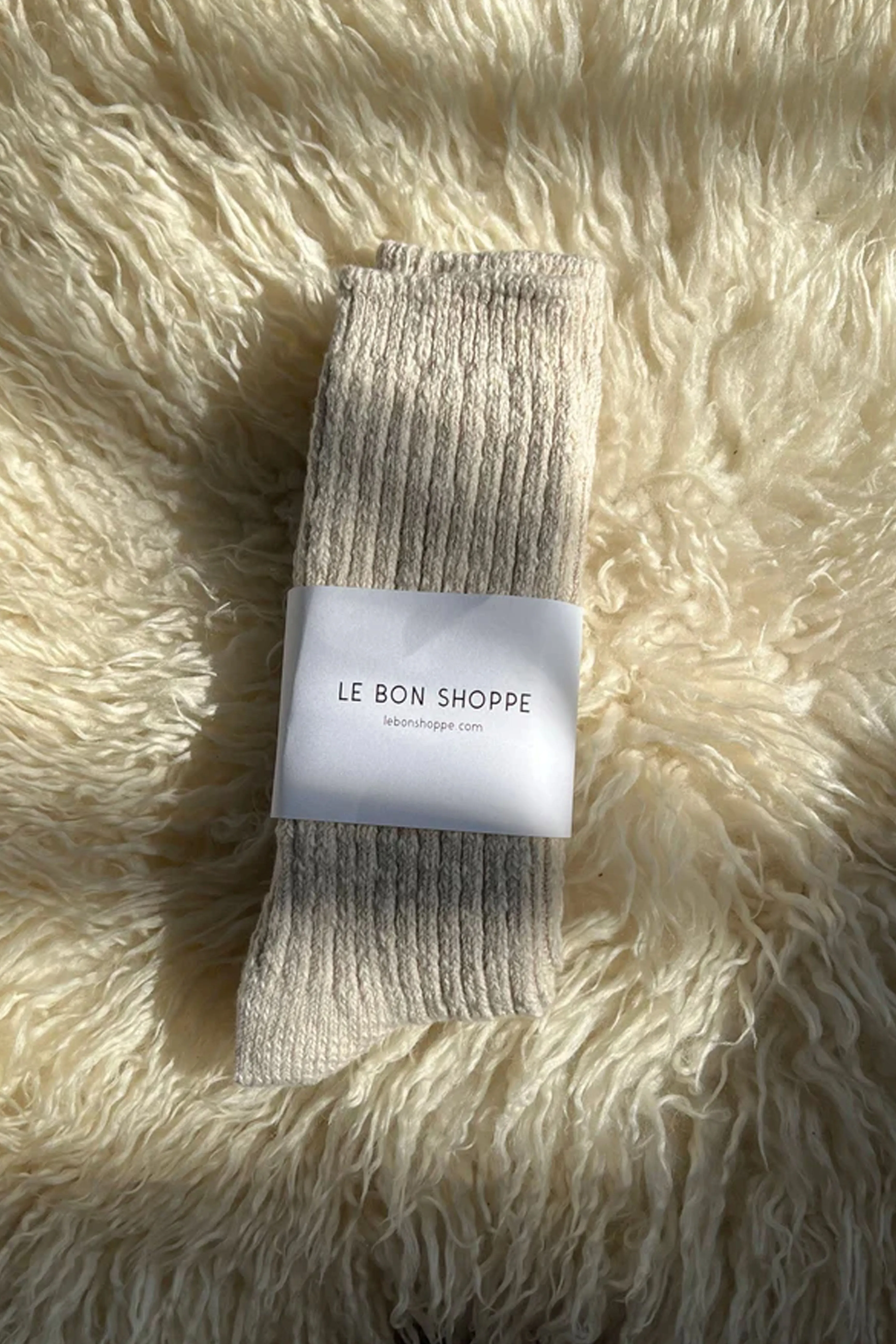 Le Bon Shoppe Cottage Oatmeal Socks
