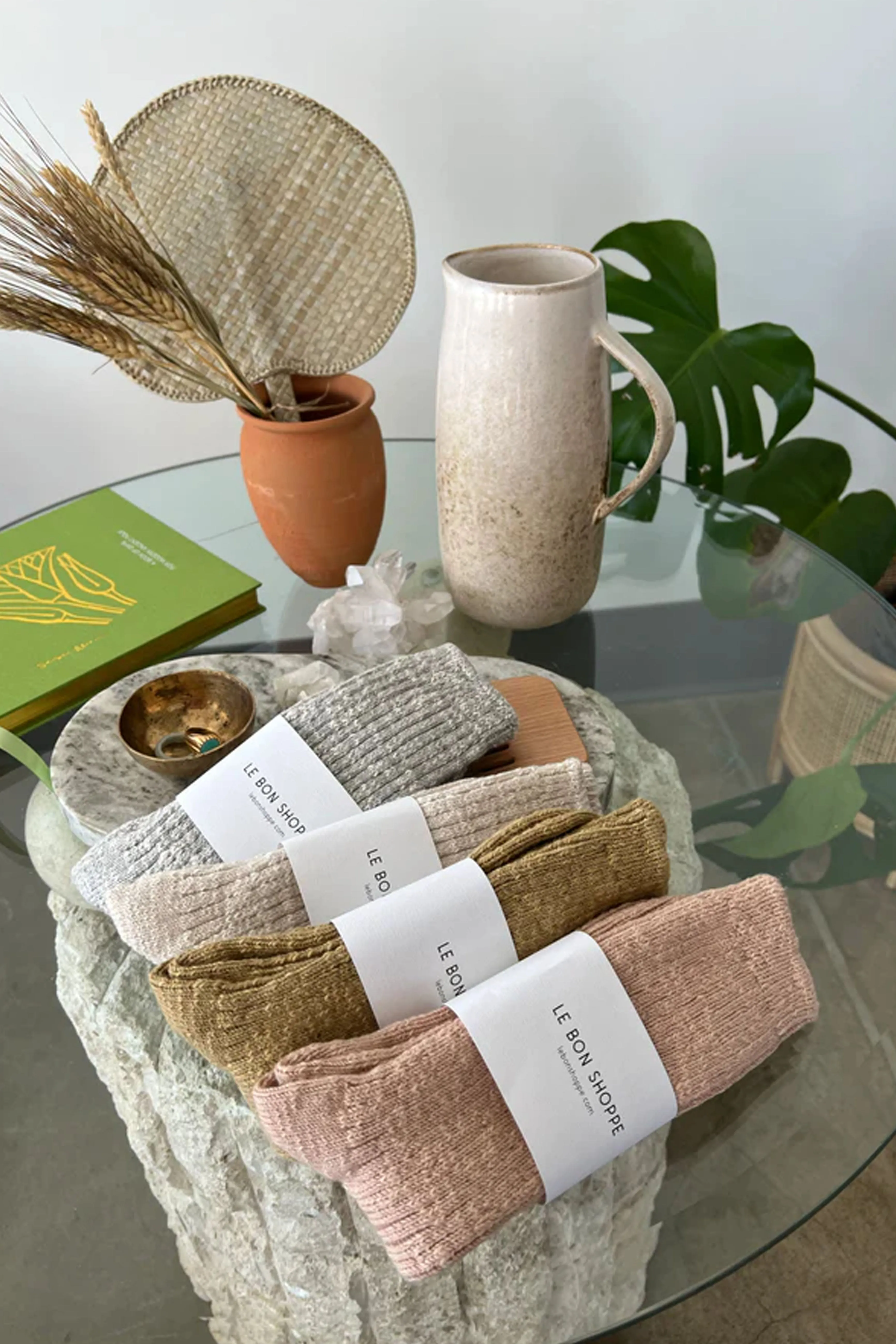Le Bon Shoppe Cottage Oatmeal Socks