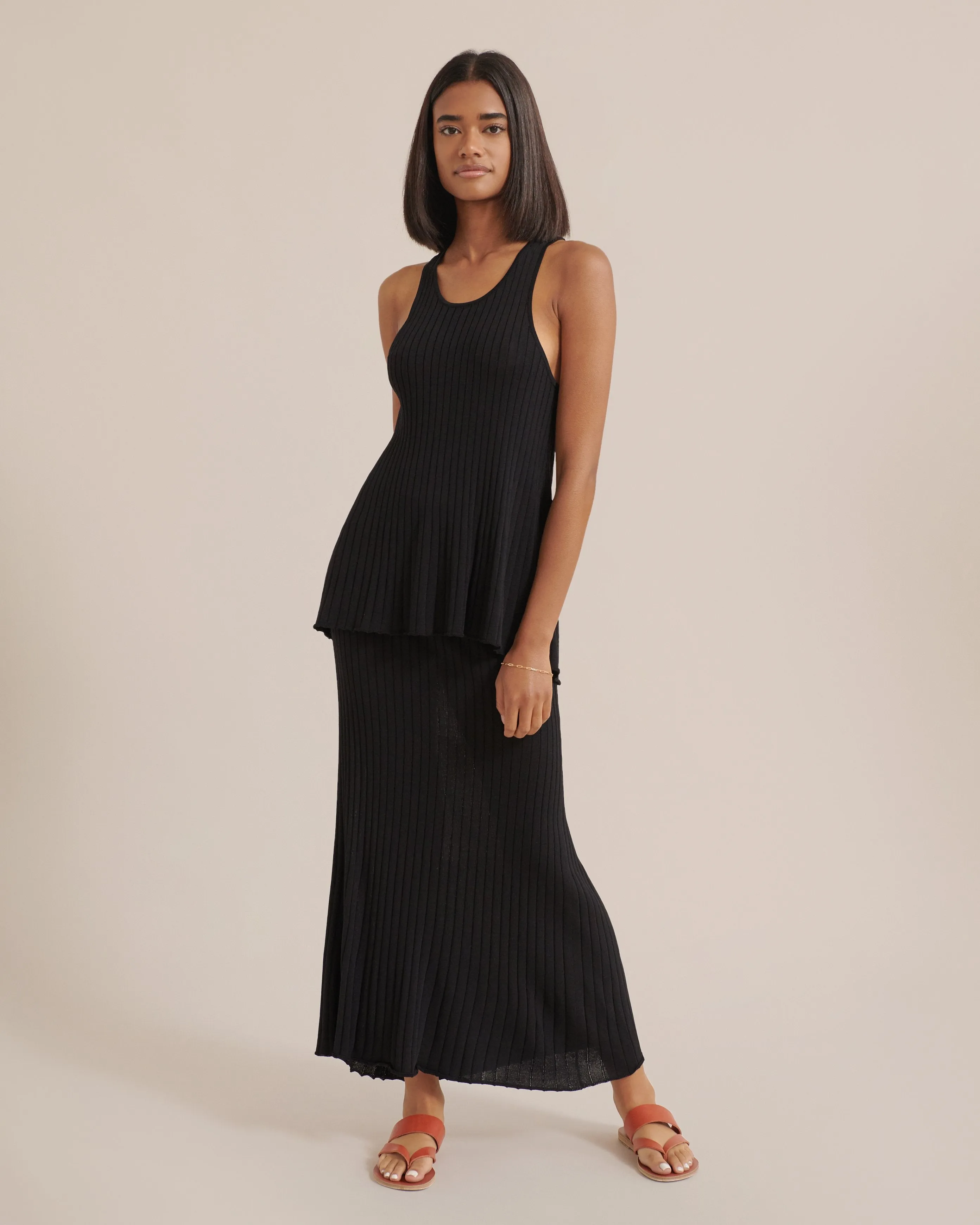 Mary Kate Ribbed Knit Skirt