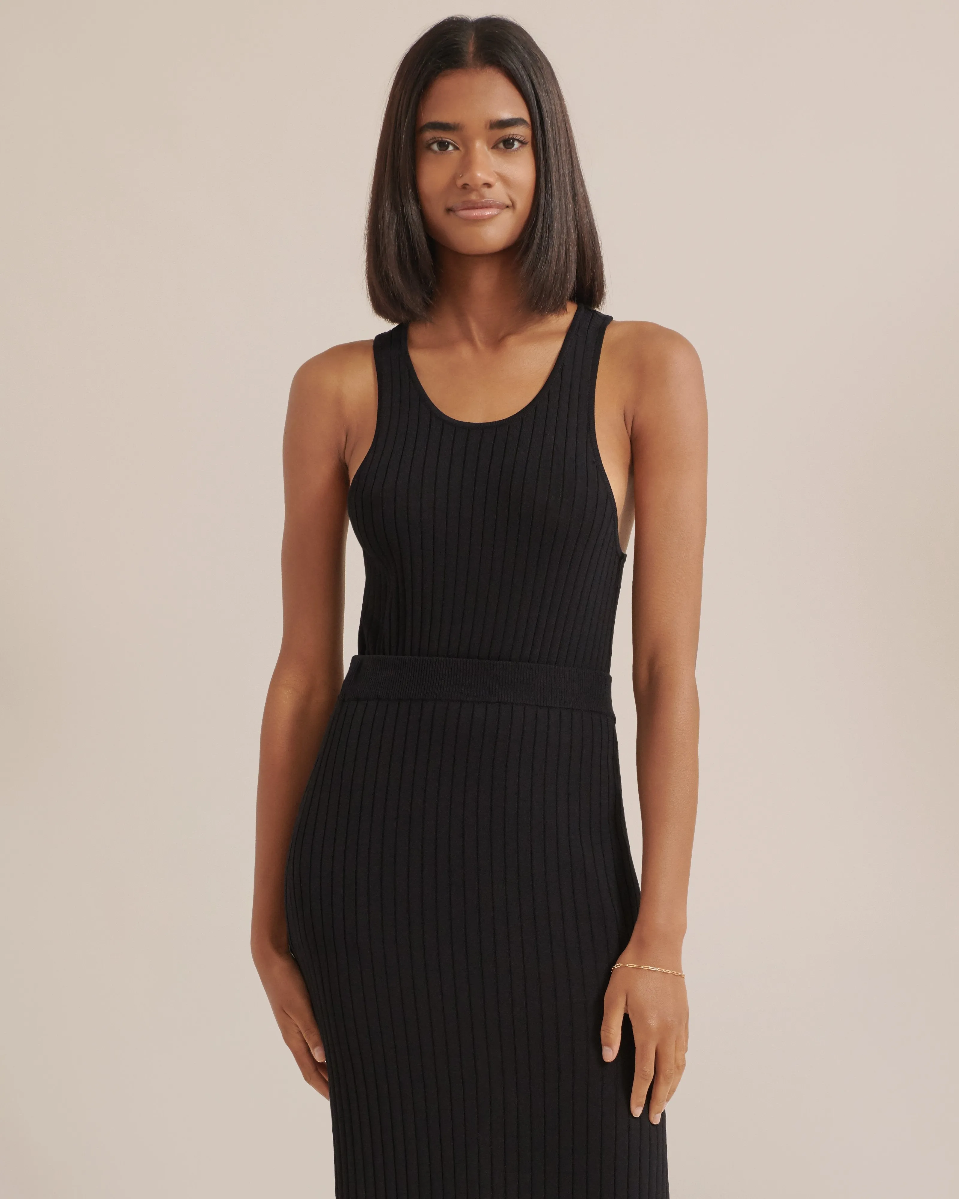 Mary Kate Ribbed Knit Skirt