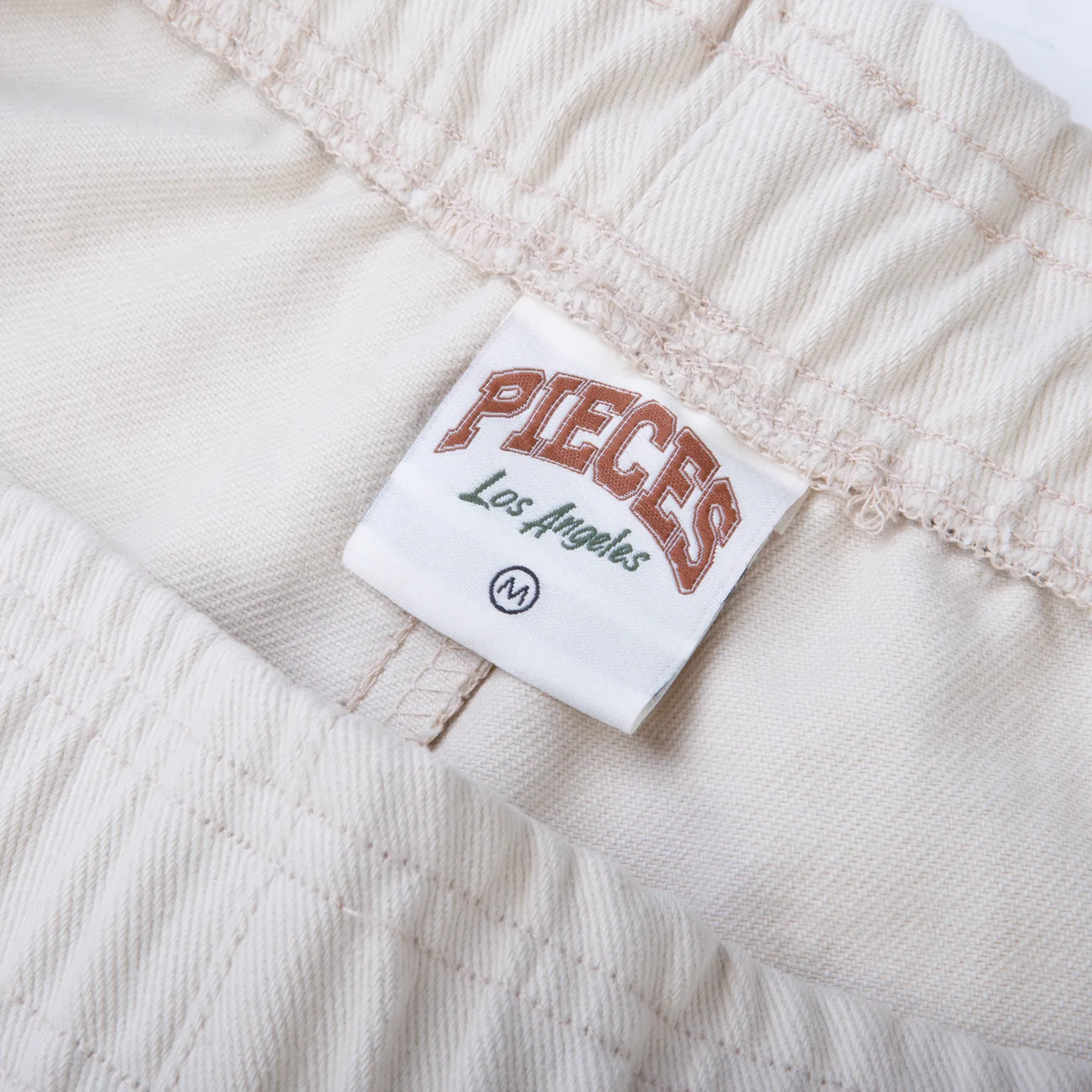 Pieces Country Club Shorts Cream