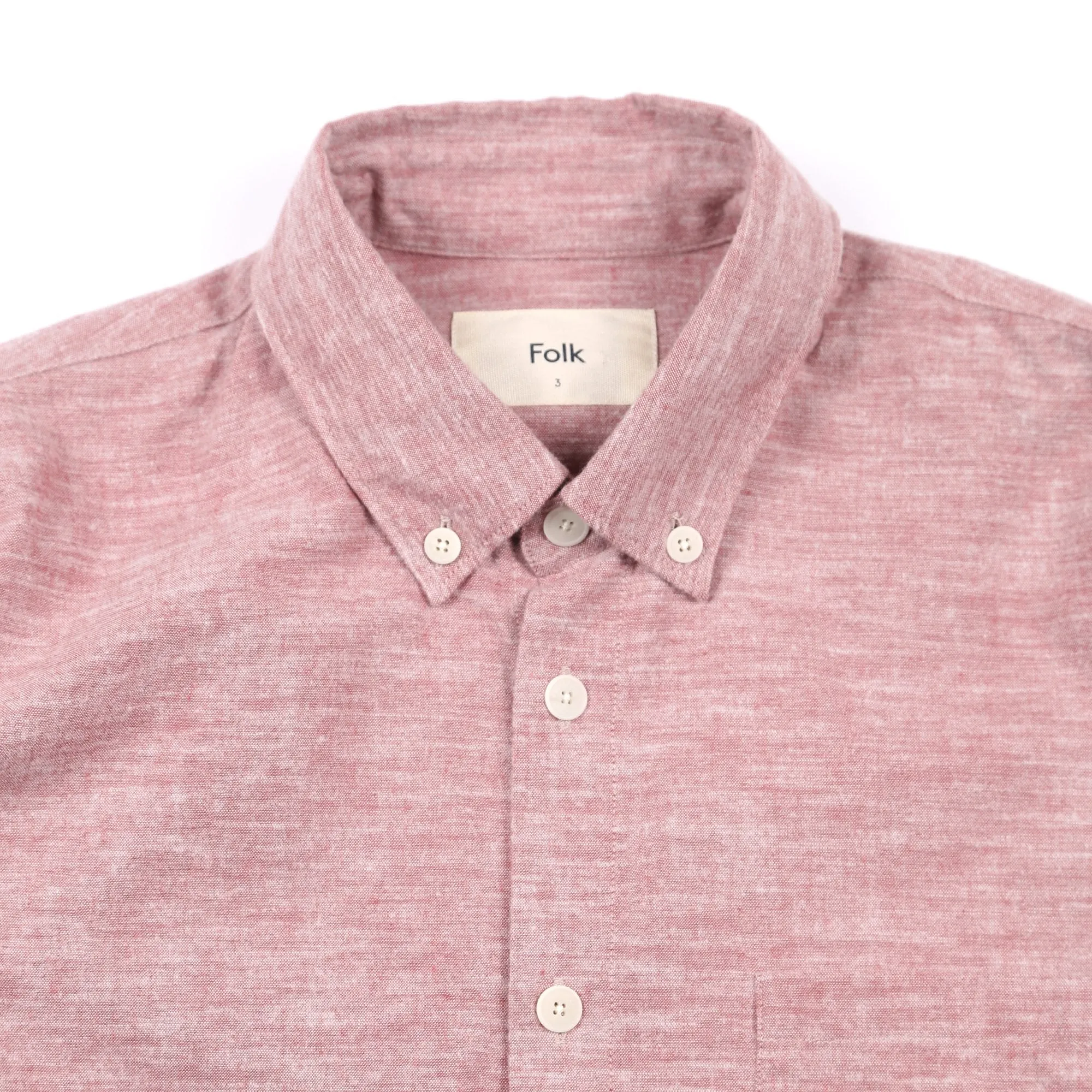 Relaxed Fit Shirt - Brick - LAST PIECE