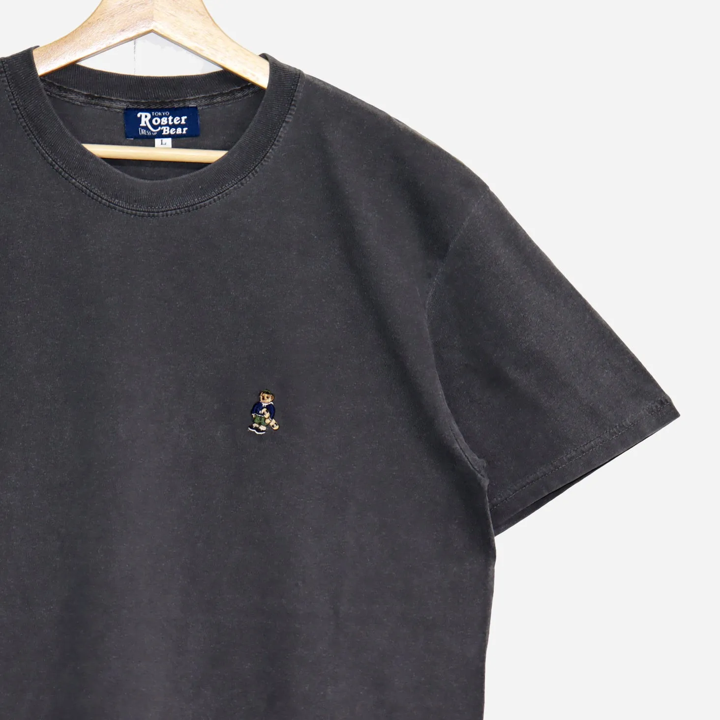 ROSTER BEAR SK8 T-SHIRT - PEPPER